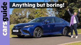 2024 Toyota Camry Hybrid review SL  Beloved by Uber drivers – but what about family car buyers [upl. by Nodal]