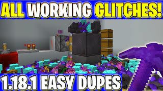 Minecraft 1181 ALL WORKING DUPLICATION GLITCHES [upl. by Martine]