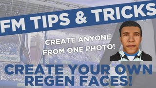 FM13 Tips  Create Your Own Regen Face From Any Photo  Football Manager 2013 Guide [upl. by Noryahs]