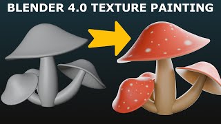 Blender Texture Painting For Beginners  Tutorial [upl. by Ecneps774]