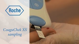 CoaguChek XS INRmeter sampling tutorial [upl. by Waverley862]