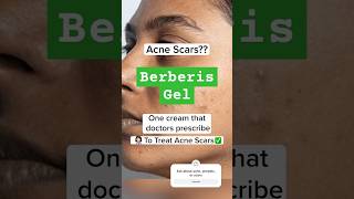 Treat your Acne Scars Berberis Gel Skin shorts homoeopathy acne acnetreatment short ytshort [upl. by Terrena896]