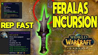 MOST Efficient Route to Feralas Nightmare Incurion  Emerald Warden Rep Farm SoD P3 Emerald Chip [upl. by Tshombe642]