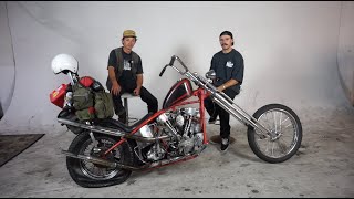 Chopper Check  Yan Scharrelmann 1946 Knucklehead [upl. by Yatnuahc]