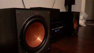 Klipsch r120sw subwoofers putting in some work [upl. by Arta]