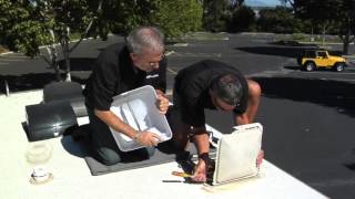 Replace an RV Roof Vent Cover [upl. by Atinaujnas930]