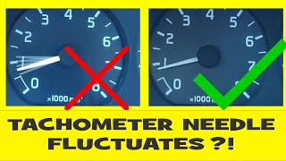 TACHOMETER JUMPS OR TACHOMETER NEEDLE FLUCTUATES HOW TO FIX  WATCH IN THIS VIDEO  DIY [upl. by Annodas]