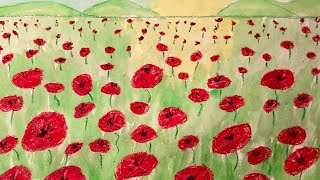 Painting a Field of Poppies [upl. by Cameron261]