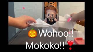 Mokoko開箱！Unbox Halloween Mokoko🎃🎃 Labubu Monsters unboxing series [upl. by Broida]