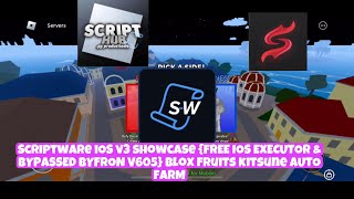 NEW Bloxfruits  SCRIPTWARE IOS SHOWCASE FREE IOS EXECUTOR NO JAILBREAK OP FREE [upl. by Adneram811]