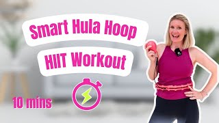 Smart Hula Hoop Workout  10 minutes  No talking [upl. by Lener]