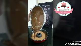 Bolo Vulcão de Brigadeiro [upl. by Kehr]