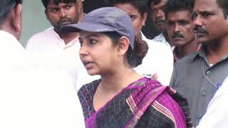 IAS Smita Sabharwal inspection Mission Bhagiratha work in Karimnagar [upl. by Uria]