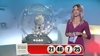 LOTTO 6aus49Gewinnzahlen von Mittwoch 30102024 [upl. by Shaff]