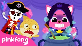 Halloween Party with Baby Shark amp The Wiggles  Halloween Songs  Pinkfong x thewiggles [upl. by Cerveny]