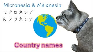 How to read the country names in Japanese Learn Japanese with Toby Oceania Micronesia amp Melanesia [upl. by Annot]