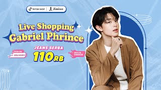 JINISO TIKTOK LIVE SHOPPING BARENG GABRIEL PRINCE  66 PROMO HARBOLNAS [upl. by Ahael]