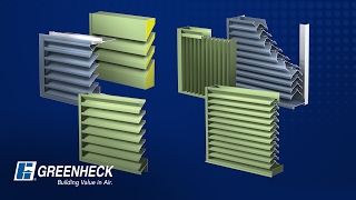 Greenheck  Louvers AMCA 540 Large Missile Impact Test [upl. by Aicert]