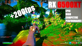 Fortnite  RX 6500 XT 1080p [upl. by Ddej449]