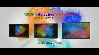 RICOH IWB A series 2nd Generation Introduction [upl. by Irec]