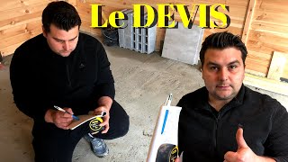 Comment Chiffrer un chantier  le DEVIS [upl. by Chatav]