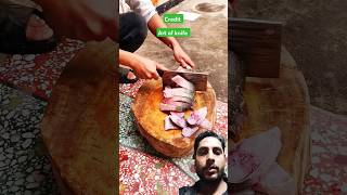 Amazing meat cutting skill in knife  Powerful of knife sharp shorts856🐟🐟 [upl. by Alleuqram291]