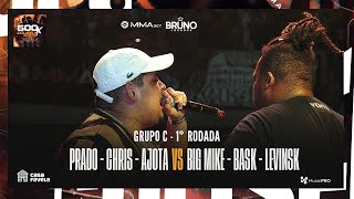 QUEM É A CARA DE SP 🔥 PRADO CHRIS E AJOTA X BIGÃO BASK E LEVINSK GRUPO C  1° RODADA  BDC500K [upl. by Molahs]