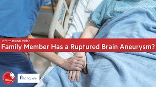 What to expect after a family member has a brain aneurysm rupture ICU InDepth  BAF Webinar [upl. by Kerk]