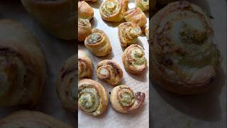 Pesto amp Parmesan pinwheels shorts [upl. by Petromilli]