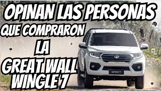 OPINION DE PERSONAS QUE COMPRARON LA GREAT WALL WINGLE 7 [upl. by Anyrak269]