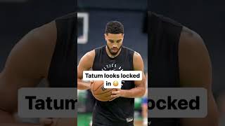 Tatum Looks Locked In 😳 [upl. by Aiekahs]