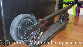 GoTrax GXL V2 Complete tire tube replacement [upl. by Raseac530]