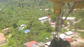 Landing at Tioman island airport Malaysia May 2013 [upl. by Venterea348]