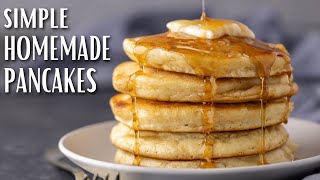 Perfect Homemade Pancake Recipe [upl. by Reiners]