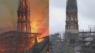 Notre Dame Cathedral Building Progress 5 Years After Fire [upl. by Dodds]