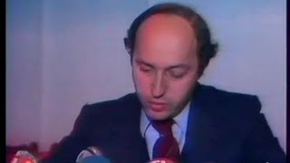 Elysée 81  Laurent Fabius débat Giscard  Mitterrand [upl. by Heyde]