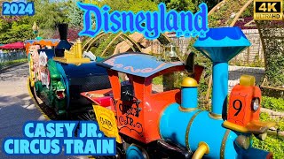 Disneyland Casey Jr Circus Train POV Disneyland Rides 2024 4K [upl. by Atekihs]