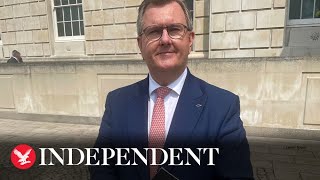 Watch again MPs question DUP leader about effectiveness of Good Friday Agreement [upl. by Martinic]