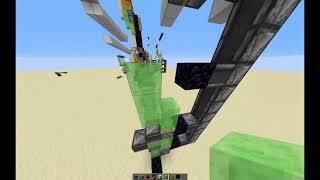 Minecraft Simple 10x10 Piston Door Tutorial  Java Edition [upl. by Colyer]