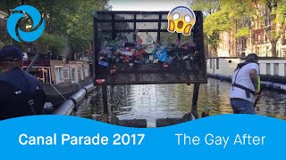 The Gay After Grachten schoonmaken na Canal Parade  Pride Amsterdam [upl. by Ycrep]