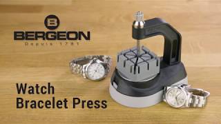 Bergeon 8745 Watch Braclet Link Press Tool  Swiss Watchmakers Tool Kit [upl. by Torres181]