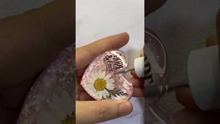 How I got rid of a bubble on a cured resin keychain resin diy resinproblem resincrafts [upl. by Stanleigh]