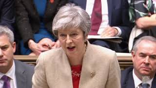 BREXIT 29th March Theresa Mays quotBack me and sack mequot speech VOTE FOR THE DEAL [upl. by Namrac]