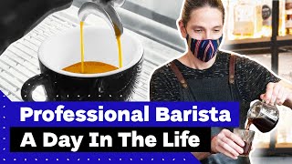 What does BARISTA ACTUALLY do at work A day in the life of a barista [upl. by Adelind783]