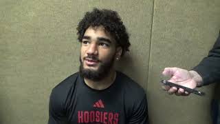 Indiana football Elijah Sarratt discusses the first 90 start in Indiana football history [upl. by Kavita]