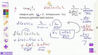 fonksiyon 4 birbiri cinsinden yazmak [upl. by Nilekcaj]