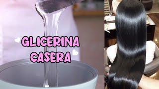 🍀COMO HACER GLICERINA CASERA🤩 MUY fácil y ECONÓMICAAprende a Hacerla y 😱BENEFICIOS en el CABELLO [upl. by Mable668]