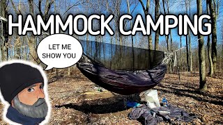 Hammock Camping Basics Gear SetUp and Tips [upl. by Dygall735]