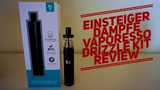 Einsteiger Vaporesso Drizzle Kit Review Deutsch [upl. by Ulysses]