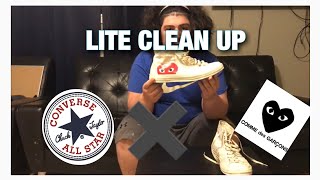 CDG x CONVERSE LITE CLEAN UP [upl. by Amalea]